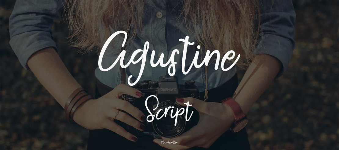 Agustine Script Font Family