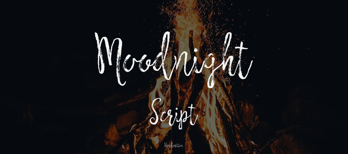 Moodnight Script Font