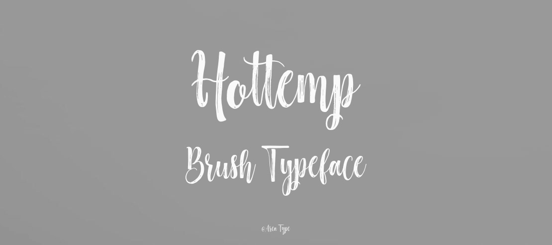 Hottemp Brush Font Family