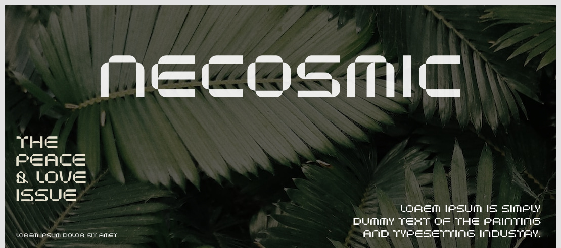 Necosmic Font