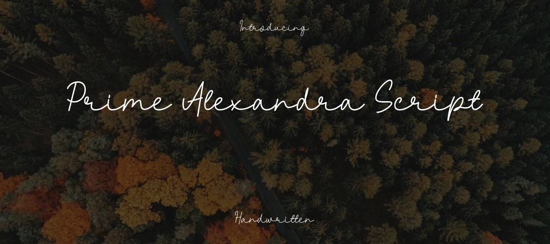 Prime Alexandra Script Font