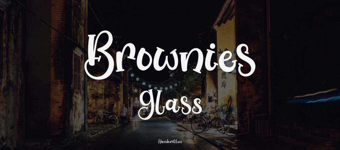 Brownies Glass Font