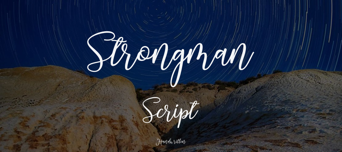 Strongman Script Font