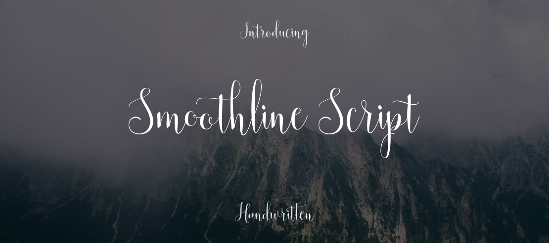 Smoothline Script Font