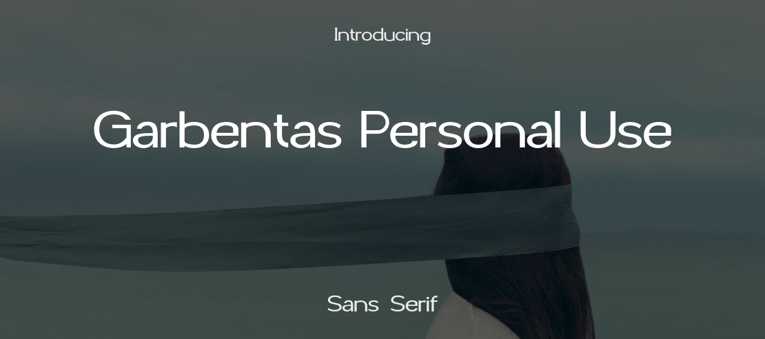 Garbentas Personal Use Font