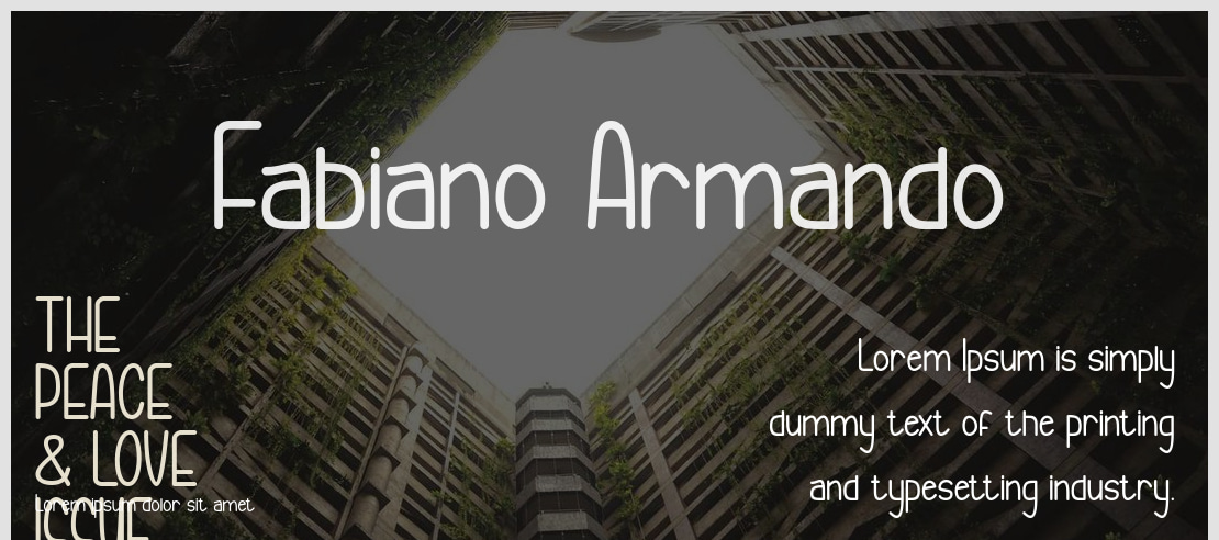 Fabiano Armando Font Family