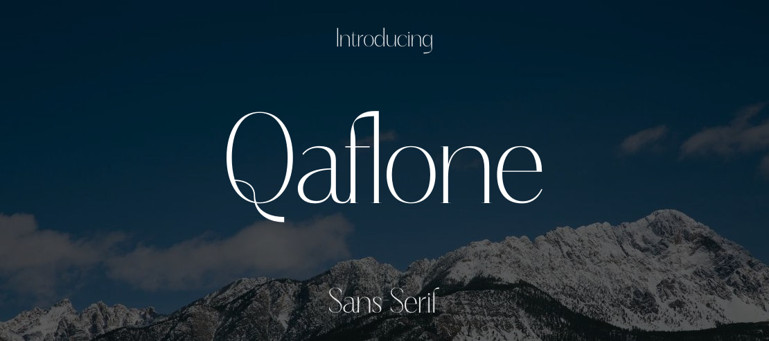 Qaflone Font