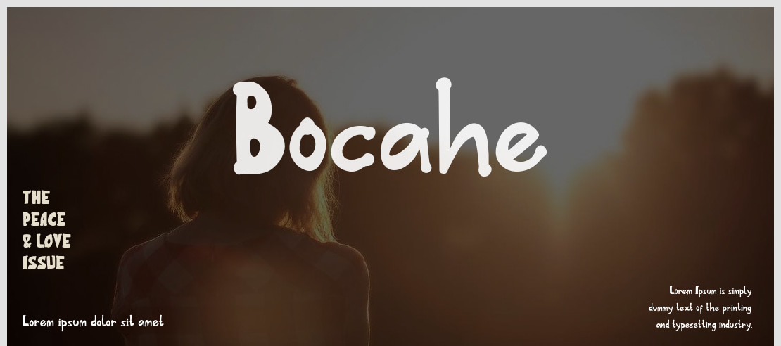 Bocahe Font