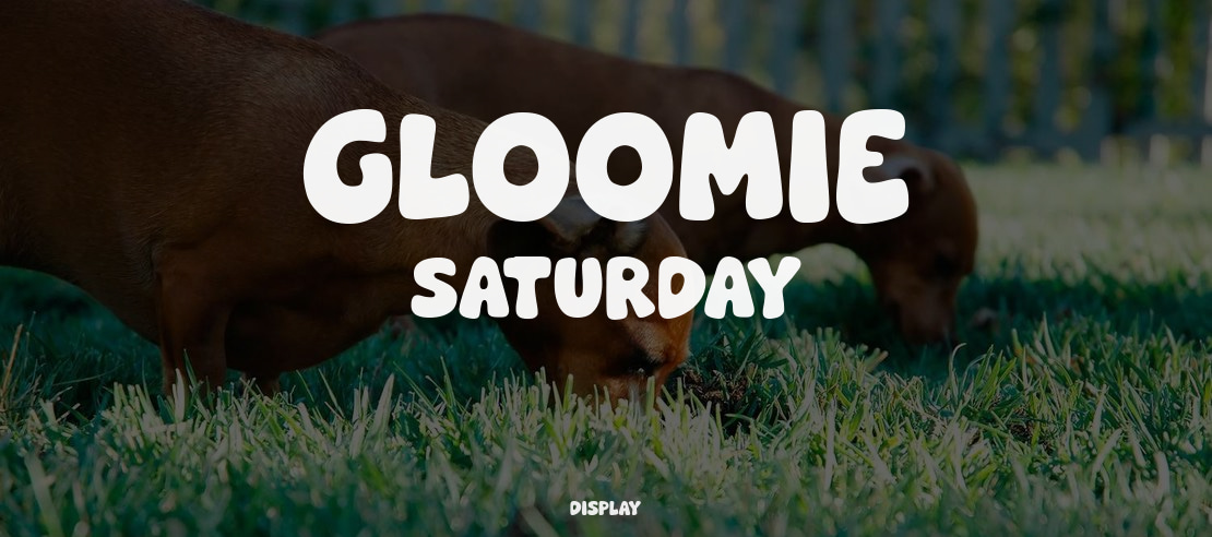 Gloomie Saturday Font