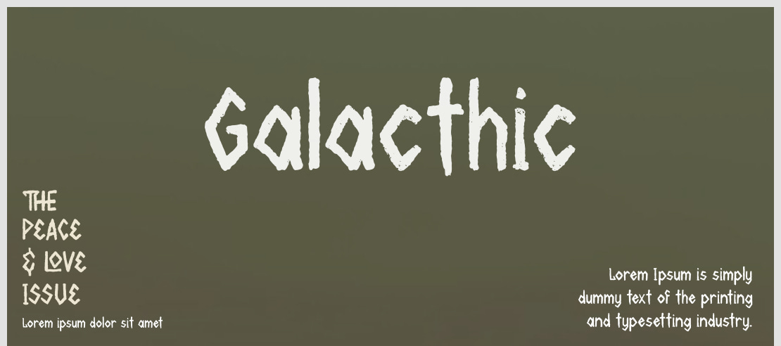 Galacthic Font