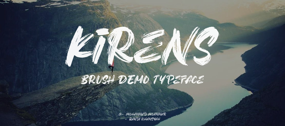 Kirens Brush DEMO Font
