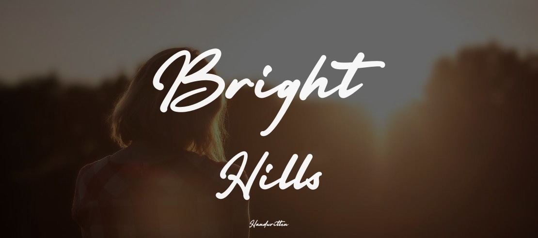 Bright Hills Font