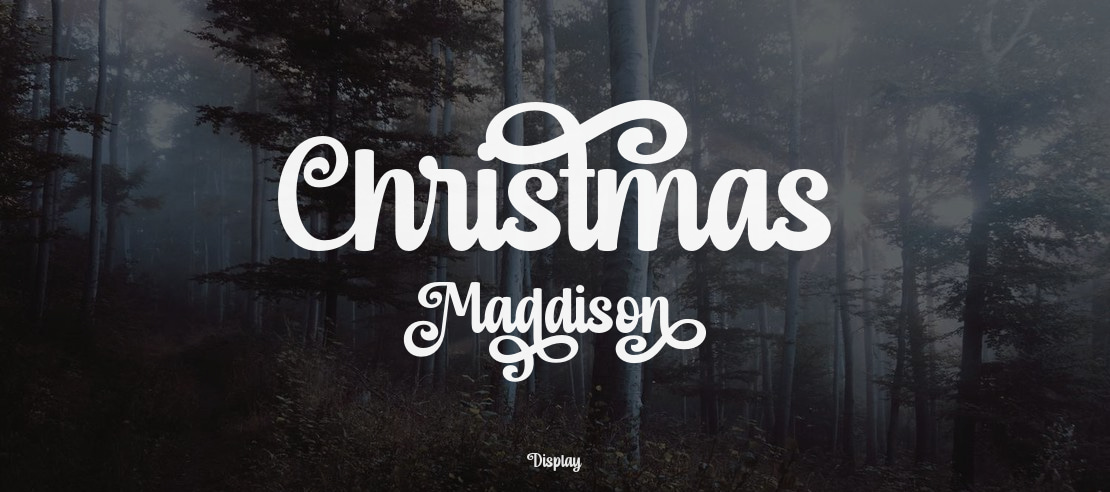 Christmas Maddison Font