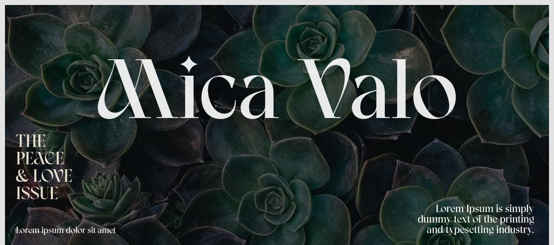 Mica Valo Font