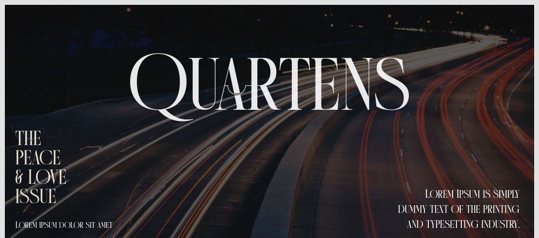 Quartens Font