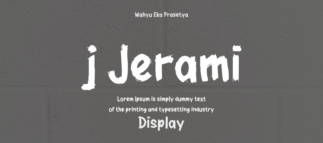 j Jerami Font