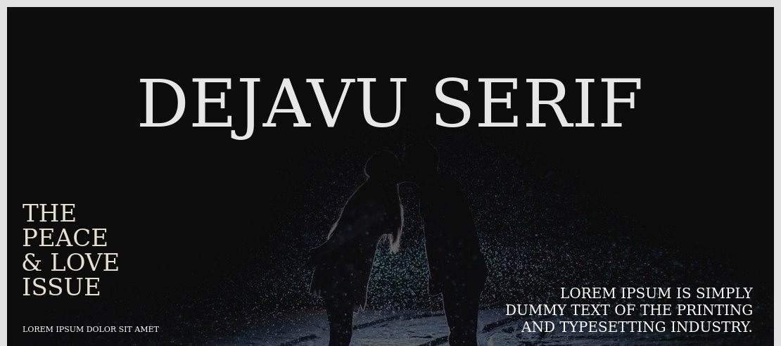 DejaVu Serif Font Family