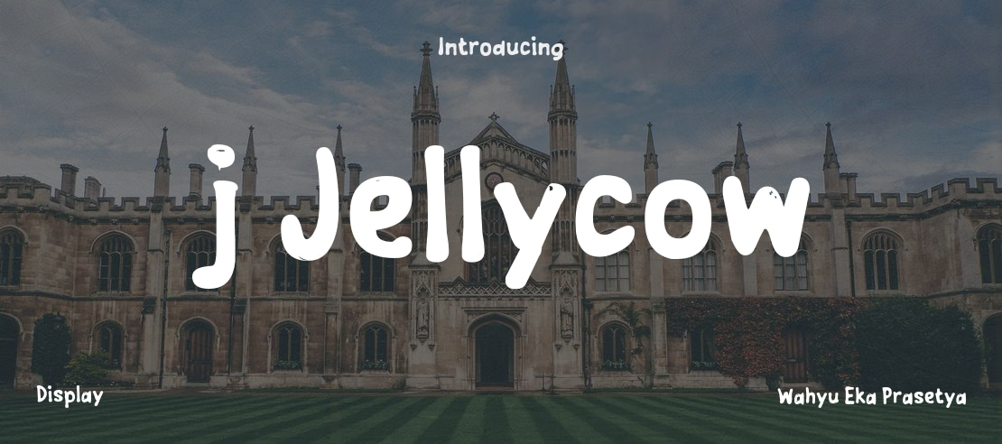 j Jellycow Font