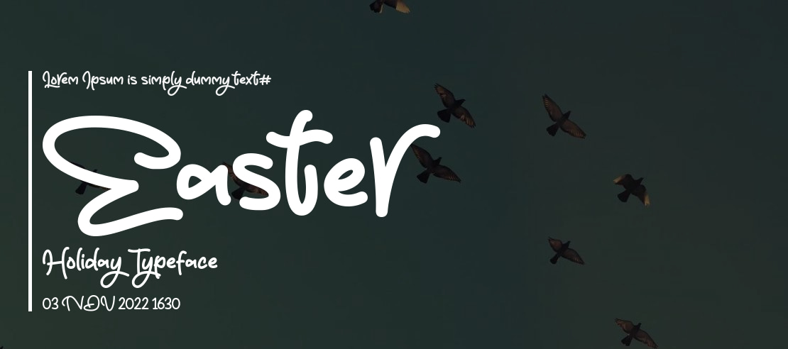 Easter Holiday Font Family