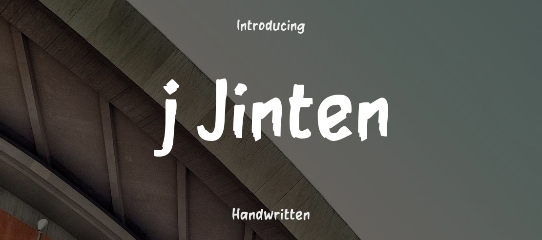 j Jinten Font