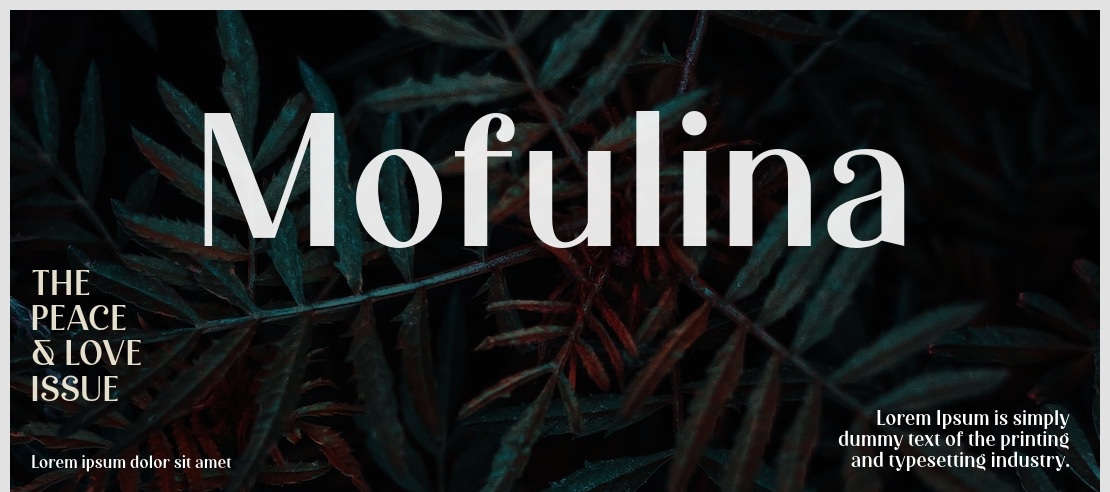 Mofulina Font