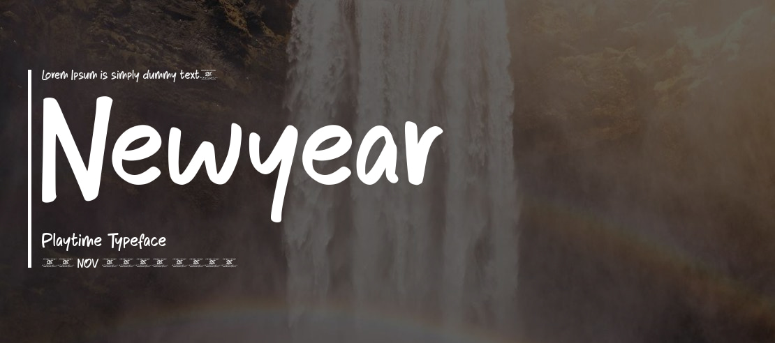 Newyear Playtime Font