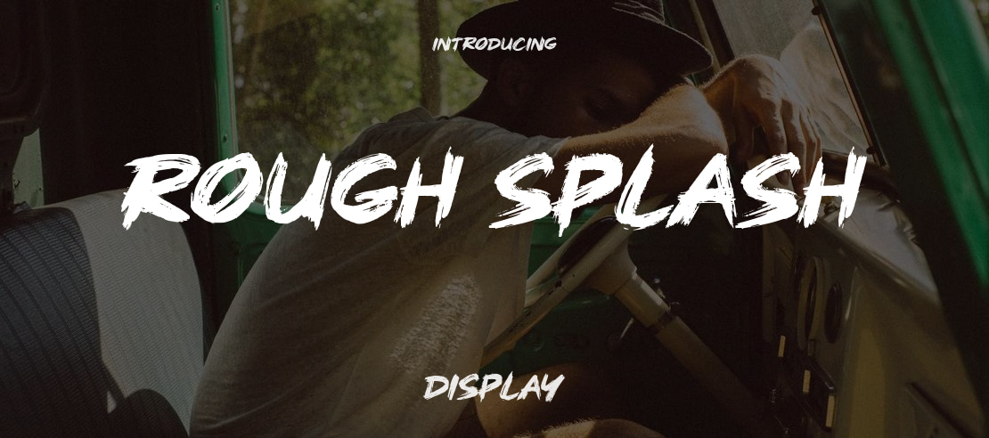 Rough Splash Font