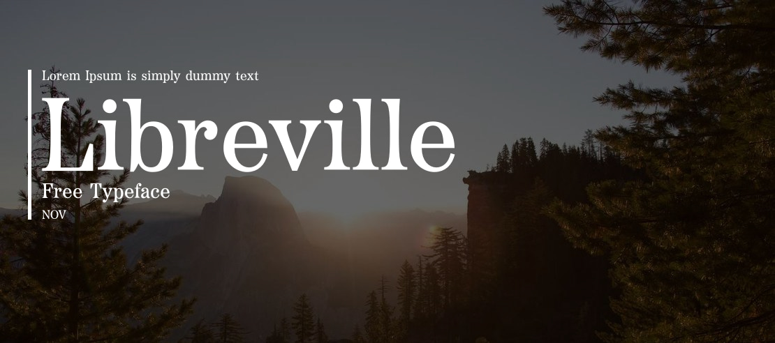 Libreville - Free Font