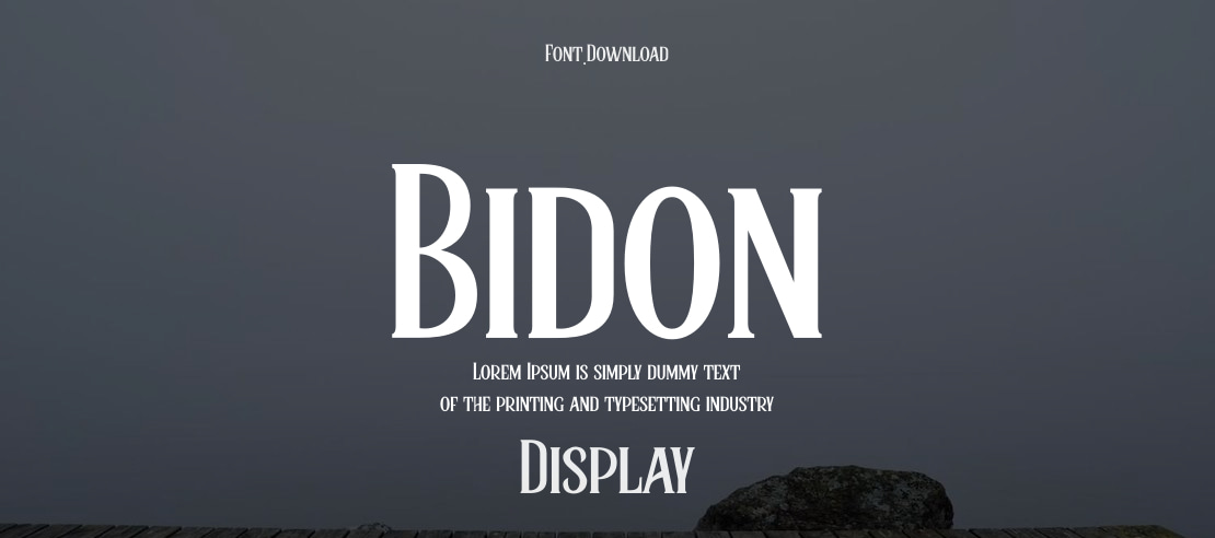 Bidon Font