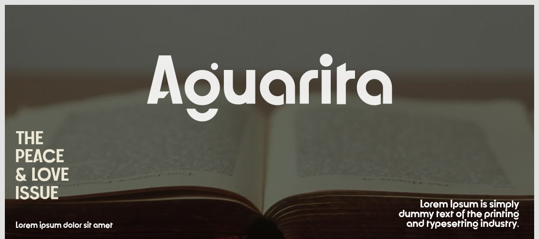 Aguarita Font