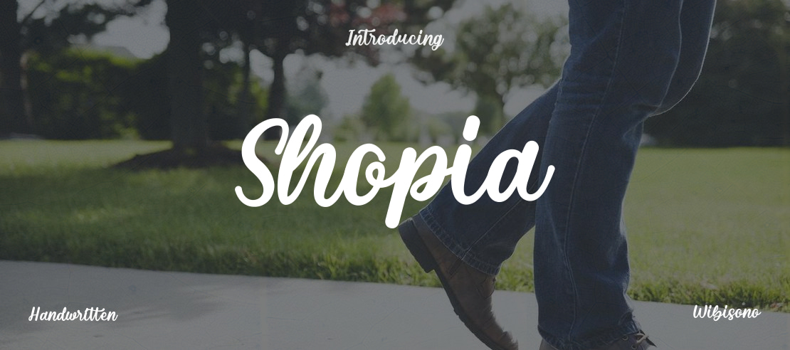 Shopia Font Family