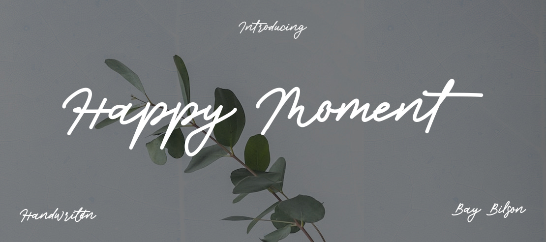 Happy Moment Font