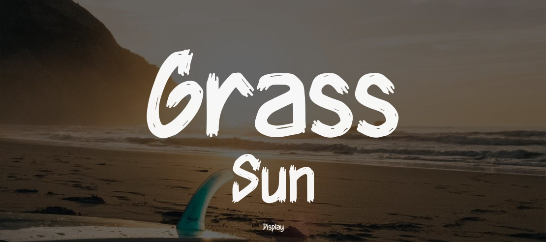 Grass Sun Font