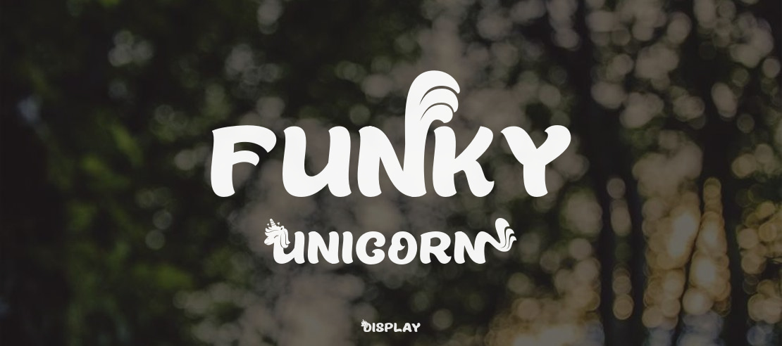 Funky Unicorn Font