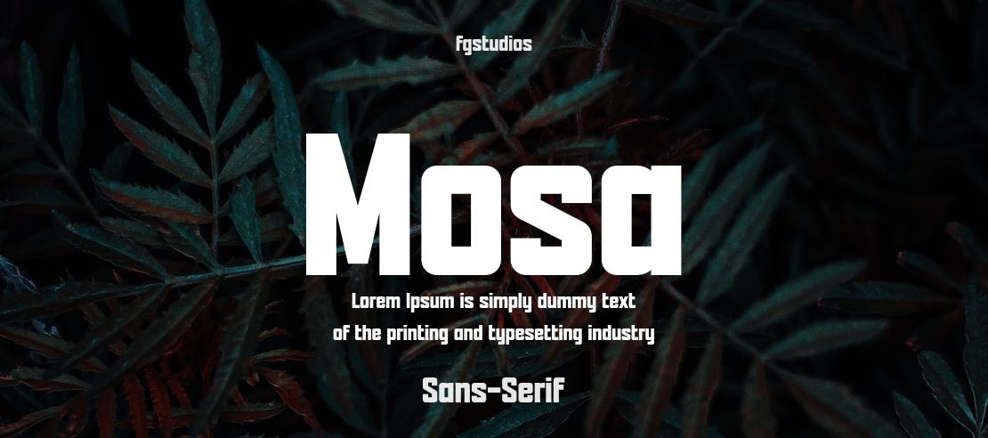 Mosa Font