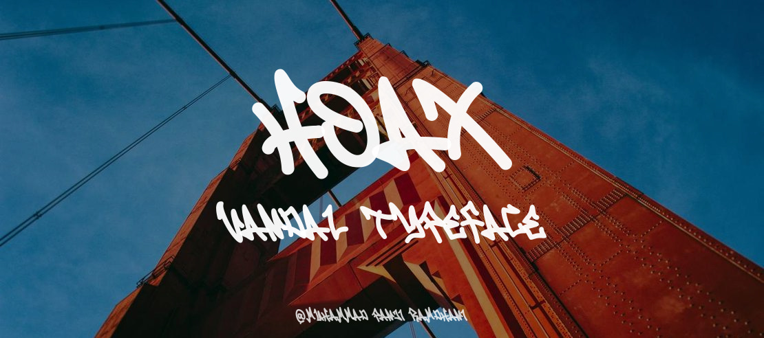 Hoax Vandal Font