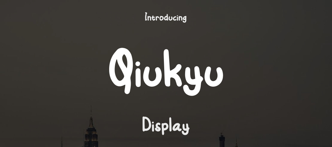 Qiukyu Font