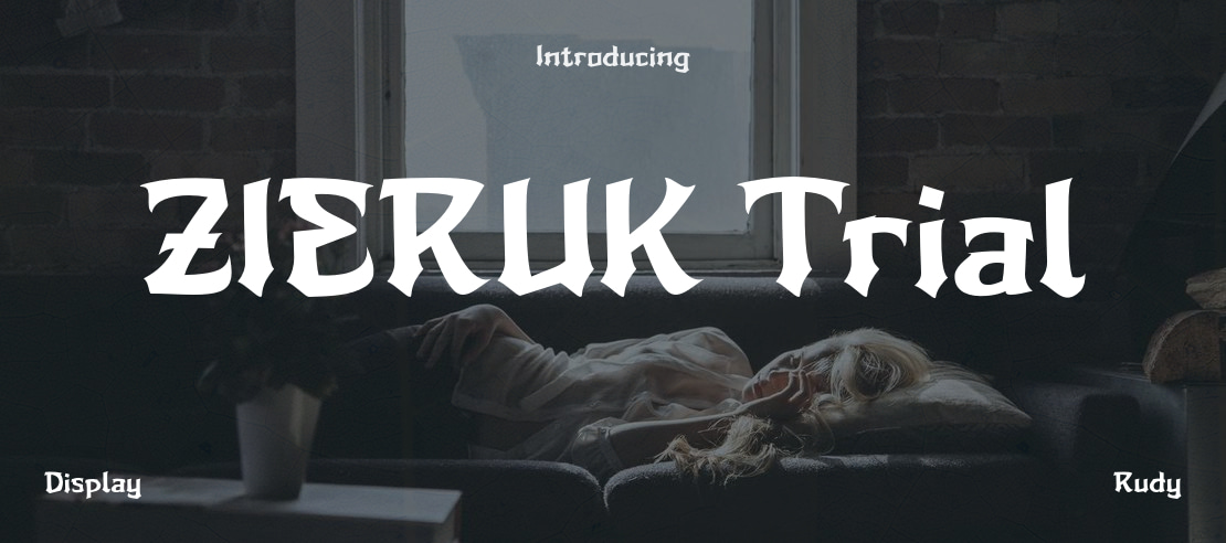 ZIERUK Trial Font