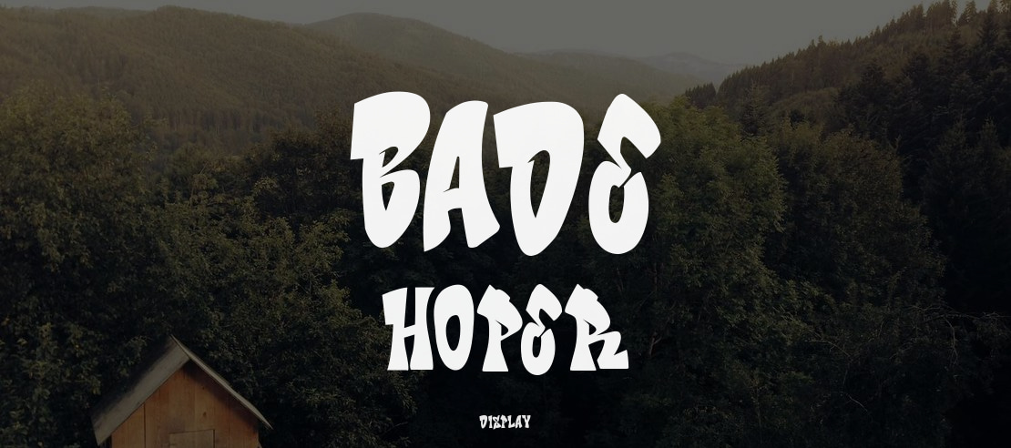 Bade Hoper Font Family