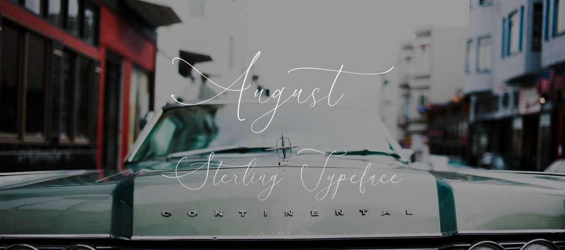 August Sterling Font