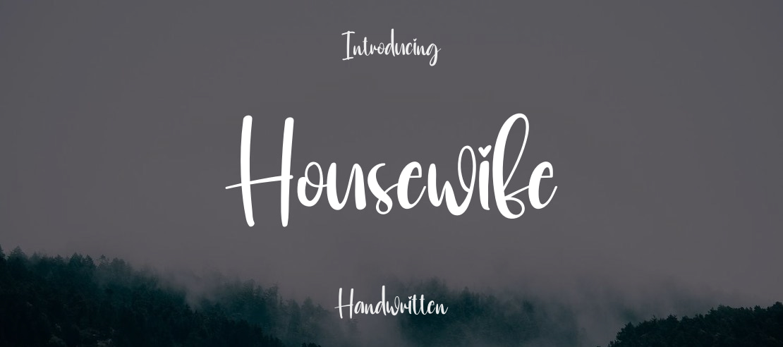 Housewife Font