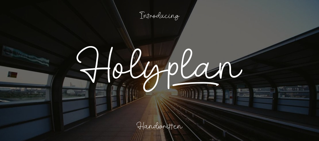 Holyplan Font