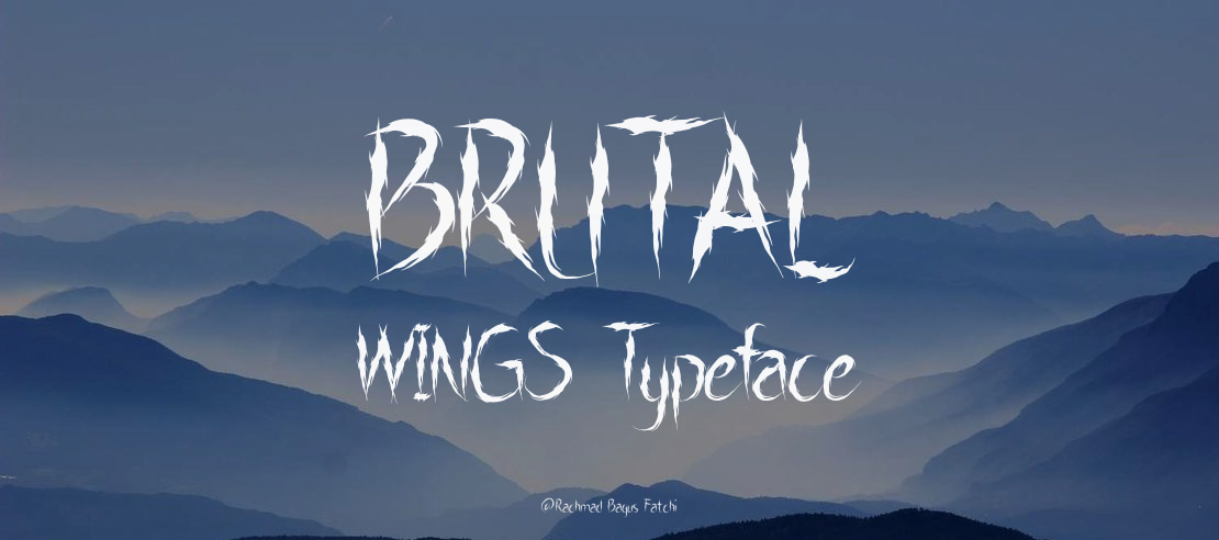 BRUTAL WINGS Font