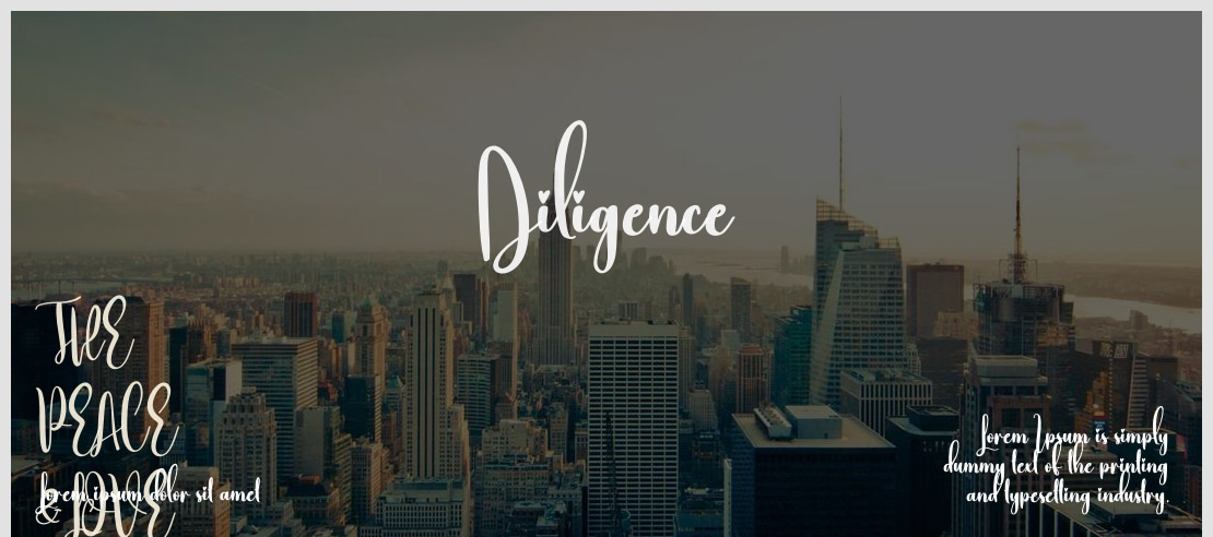 Diligence Font