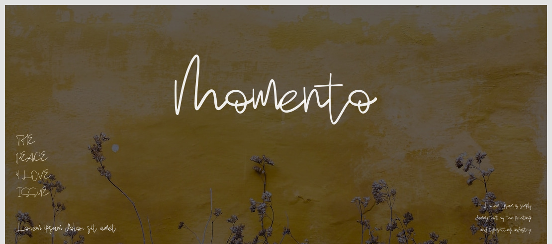 Momento Font