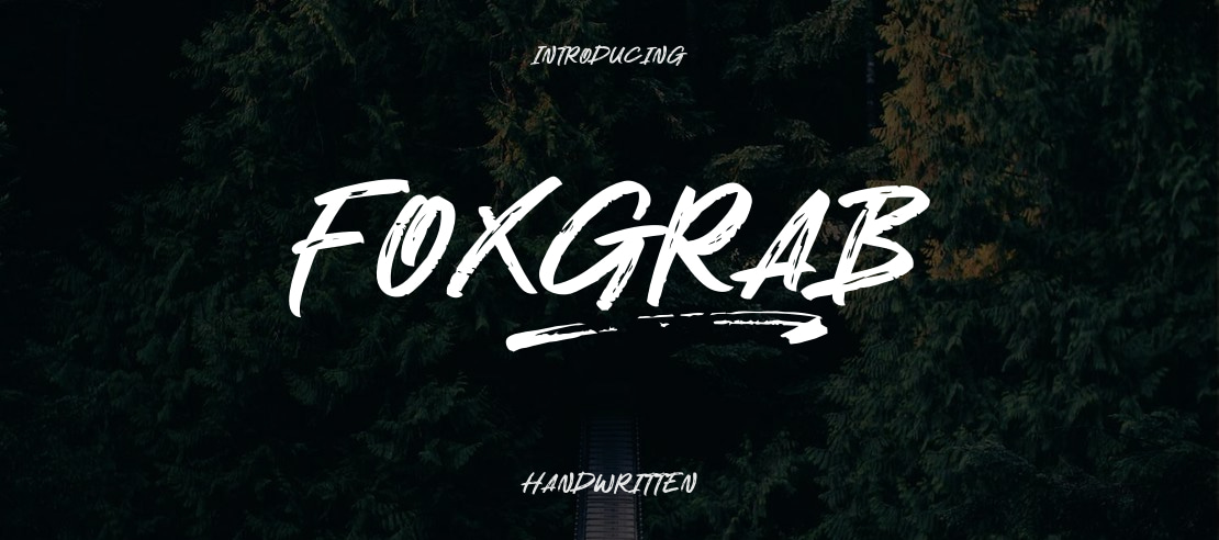 Foxgrab Font