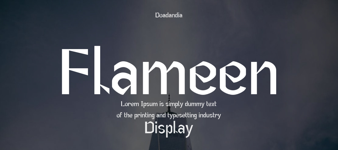 Flameen Font