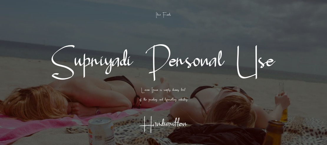 Supriyadi Personal Use Font