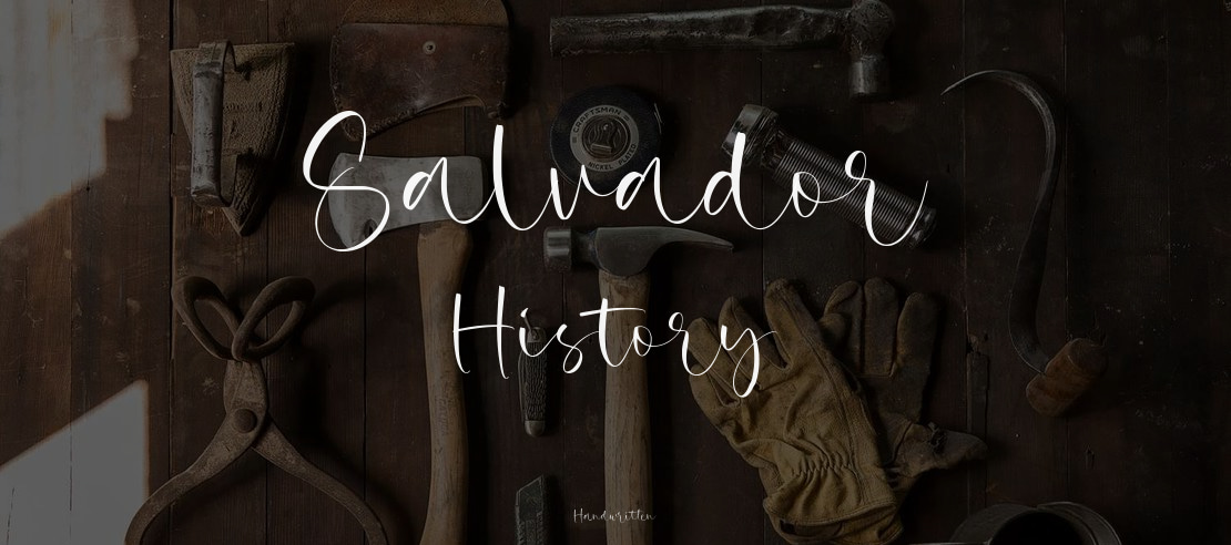 Salvador History Font