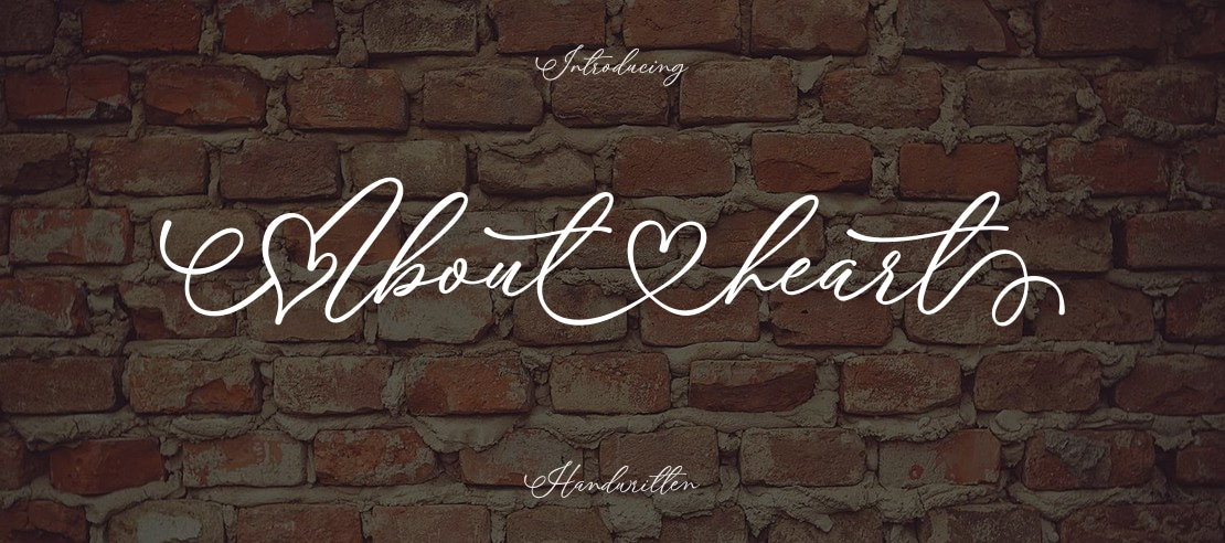 Aboutheart Font